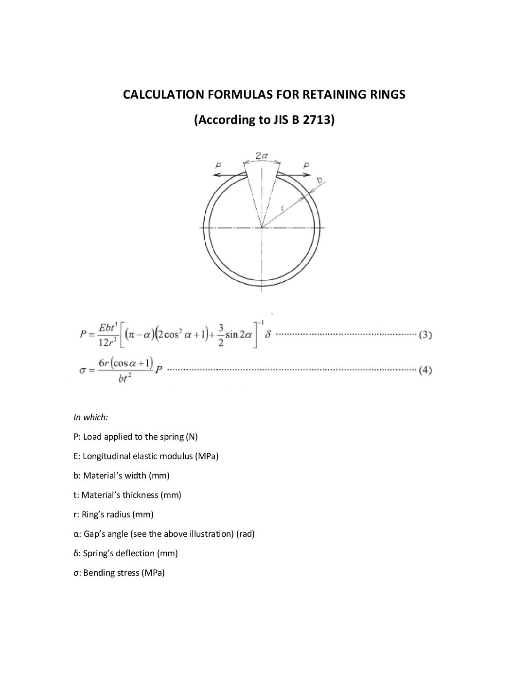 Calculation of retaining rings for vehicles’ suspension ball joints